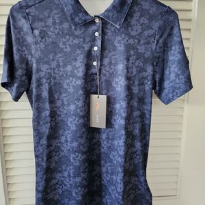 Navy Blue Short Sleeve Polo Shirt